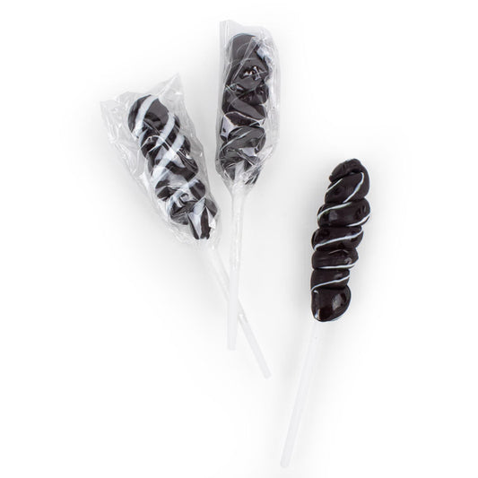 Black Twisty Pops - Black Cherry