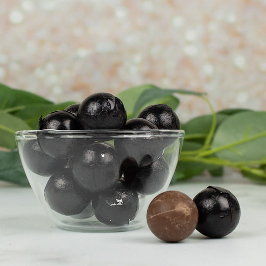 Black Chocolate Foil Balls