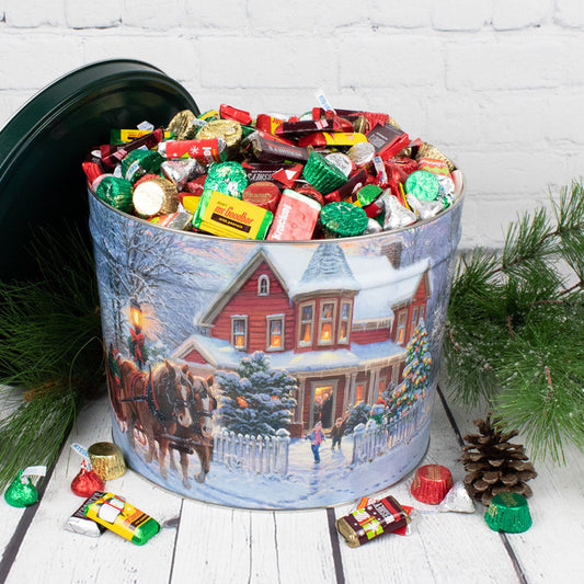 Hershey's Happy Holidays Mix Dashing Through the Snow Tin - 14 lb