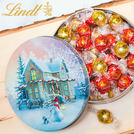 All Decked Out Christmas Gift Tin Lindt Truffles (35pcs)