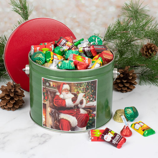 Checking It Twice 2.7 lb Hershey's Holiday Mix Tin