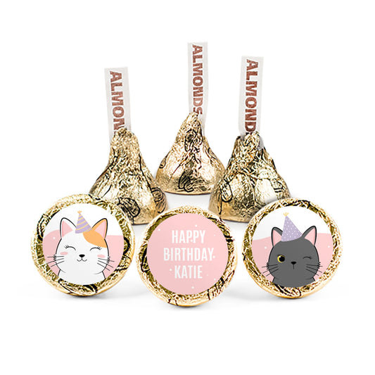 Personalized Cat Birthday Hershey's Kisses