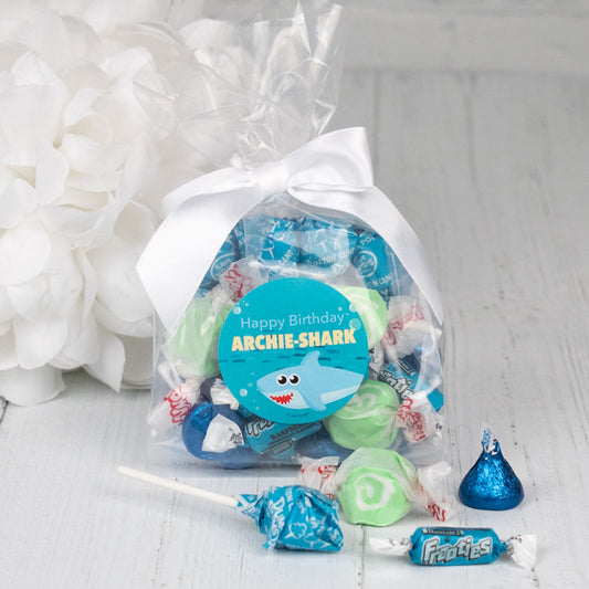 Personalized Kids Birthday Shark Goodie Bag