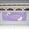 Personalized Unicorn Birthday 5 Ft. Banner Rainbow Unicorn - 5 Garage Banner