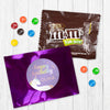 Personalized Kids Birthday Rainbow Unicorn Chocolate M&Ms Favor Bag