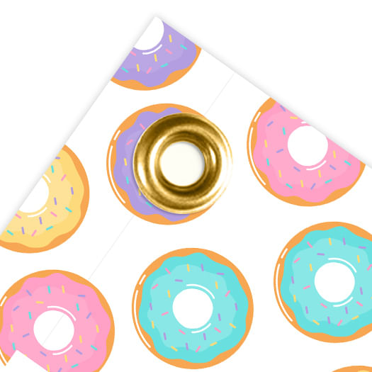 Personalized Donut Birthday Donut Party - Garage Banner