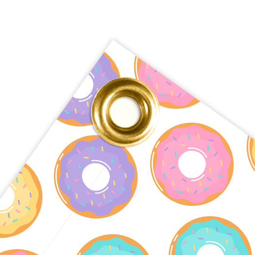 Personalized Donut Birthday Donut Party - 5 Ft. Banner