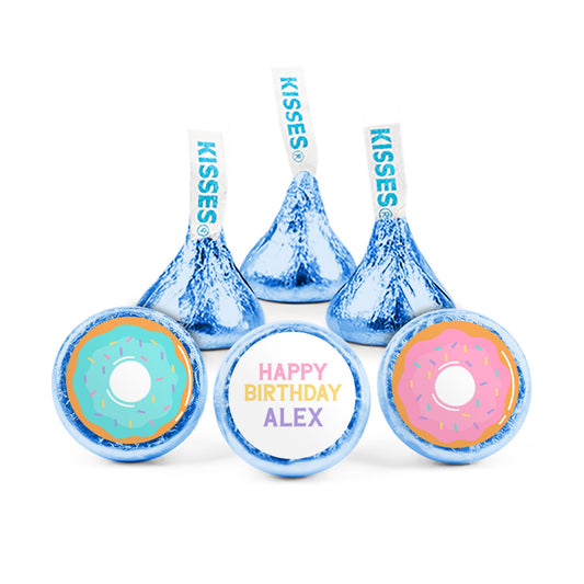 Personalized Donut Birthday Hershey's Kisses