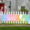 Personalized Mermaid Birthday Rainbow Mermaid - 5 Ft. Banner