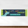 Personalized Dinosaur Birthday Green Dinosaur - 5 Ft. Banner