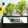 Personalized Graduation School Spirit Stripes 5 Ft. Banner