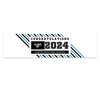 Personalized Graduation School Spirit Stripes 5 Ft. Banner