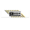 Personalized Graduation School Spirit Stripes 5 Ft. Banner