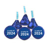 Personalized Blue Graduation School Spirit Stripes Deluxe Candy Buffet