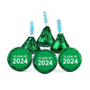 Personalized Green Graduation School Spirit Stripes Deluxe Candy Buffet