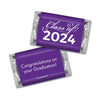 Personalized Purple Graduation School Spirit Stripes Deluxe Candy Buffet