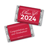 Personalized Red Graduation School Spirit Stripes Deluxe Candy Buffet