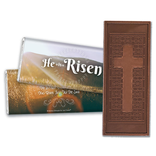 Personalized Easter Divine Scenery Embossed Chocolate Bars