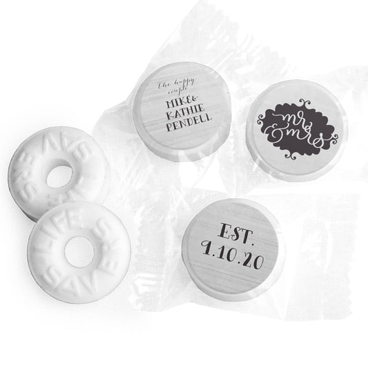 Personalized Wedding The Happy Couple LifeSavers Mints