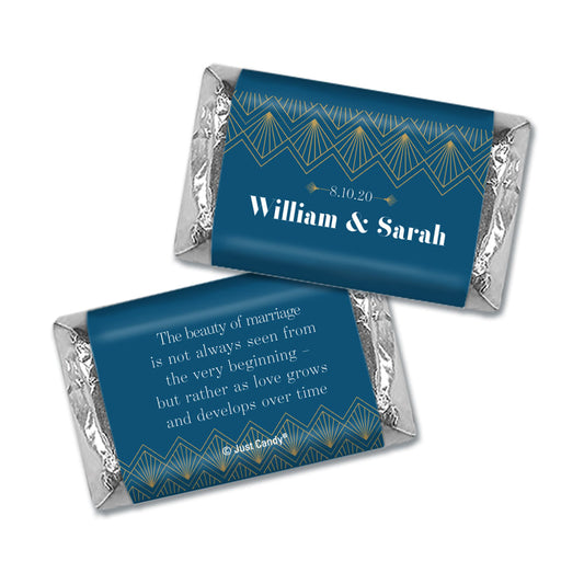 Personalized Wedding Lace & Love Hershey's Miniatures Wrappers Only