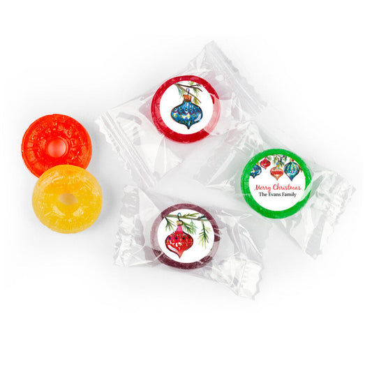 Personalized Christmas Ornaments Life Savers 5 Flavor Hard Candy