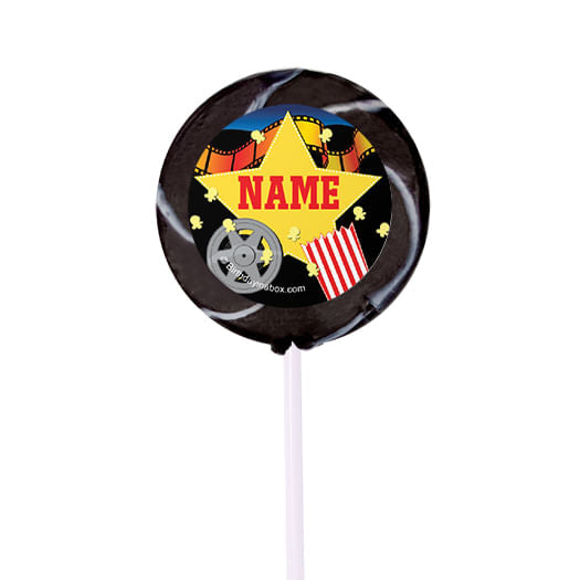 Movie Party Personalized 2" Lollipops (24 Pack)