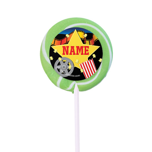 Movie Party Personalized 2" Lollipops (24 Pack)