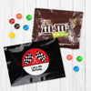 Personalized Kids Birthday Racing Chocolate M&Ms Favor Bag