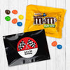 Personalized Kids Birthday Racing Chocolate M&Ms Favor Bag