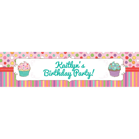 Personalized Sweet Party 5 Ft. Banner