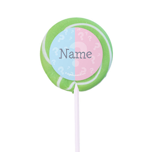 Gender Reveal Personalized 2" Lollipops (24 Pack)