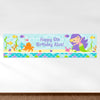 Personalized Birthday Mermaid Friends 5 Ft. Banner