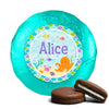 Personalized Birthday Mermaid Friends Milk Chocolate Covered Foil Oreos