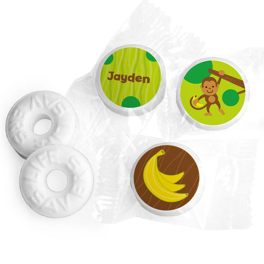 Birthday Monkey & Bananas Personalized LIFE SAVERS Mints