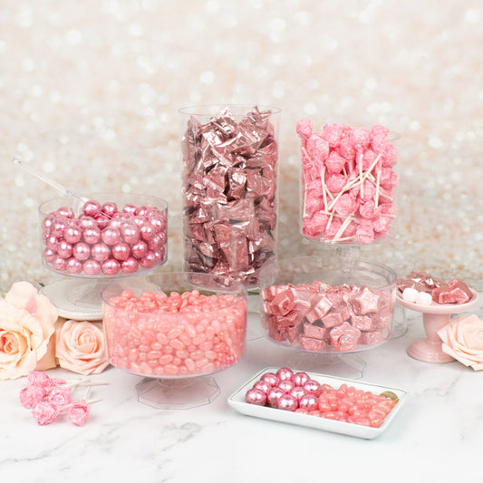 Rose Gold Candy Buffet