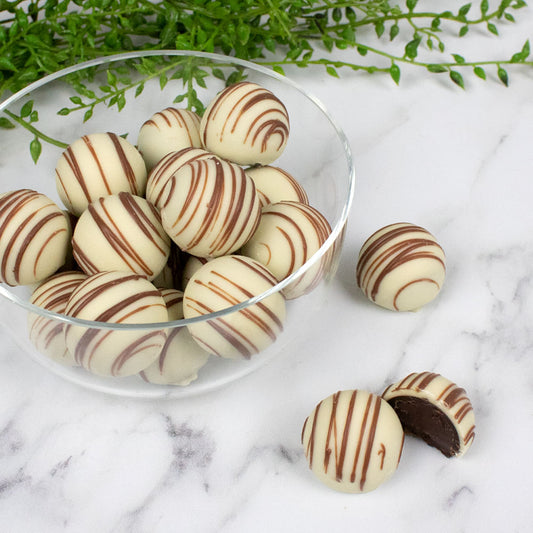 White Coffee Milk Chocolate Truffle-Bite Size 5lb