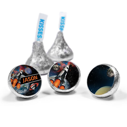 Personalized Birthday Space Blast Hershey's Kisses