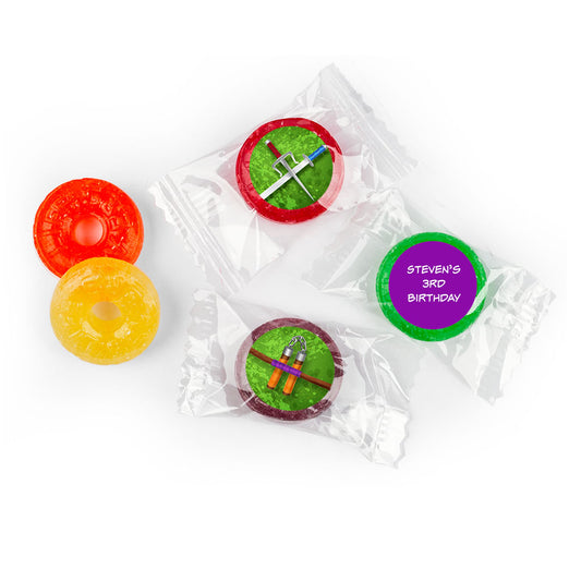 Personalized Birthday Ninja Power Life Savers 5 Flavor Hard Candy