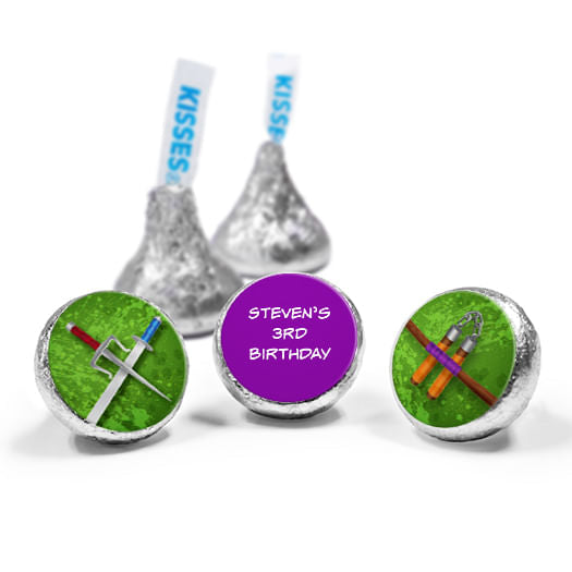 Personalized Birthday Ninja Power Hershey's Kisses