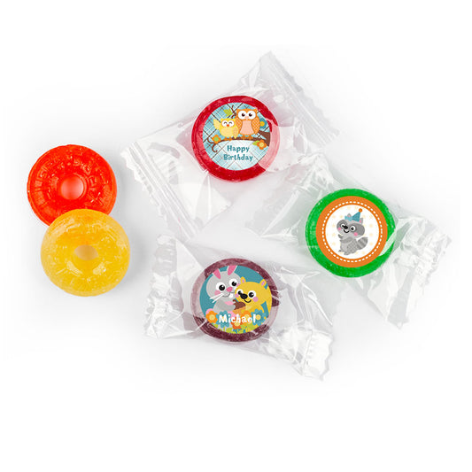 Personalized Birthday Woodland Boy Life Savers 5 Flavor Hard Candy