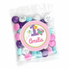 Personalized Butterfly Candy Bags with Just Candy Milk Chocolate Minis