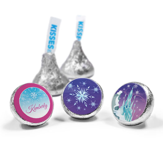 Personalized Birthday Ice Princess Hershey's Kisses