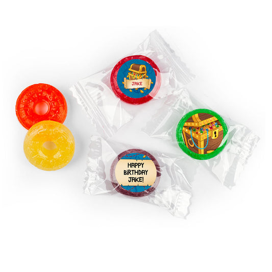 Personalized Birthday Pirates Life Savers 5 Flavor Hard Candy