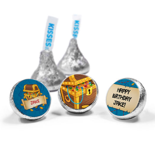 Personalized Birthday Pirates Hershey's Kisses