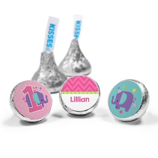 Personalized Birthday Elephant Hershey's Kisses