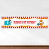 Personalized Birthday Circus Theme 5 Ft. Banner