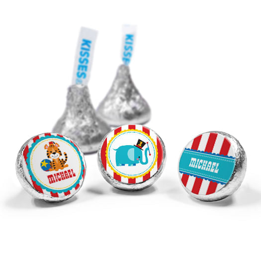 Personalized Birthday Circus Hershey's Kisses