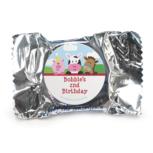 Personalized Birthday Farmhouse York Peppermint Patties - pack of 70