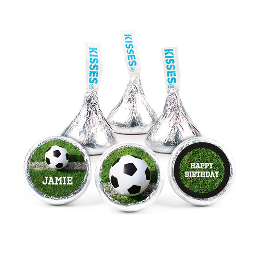 Personalized Birthday Soccer Balls Hershey's Kisses