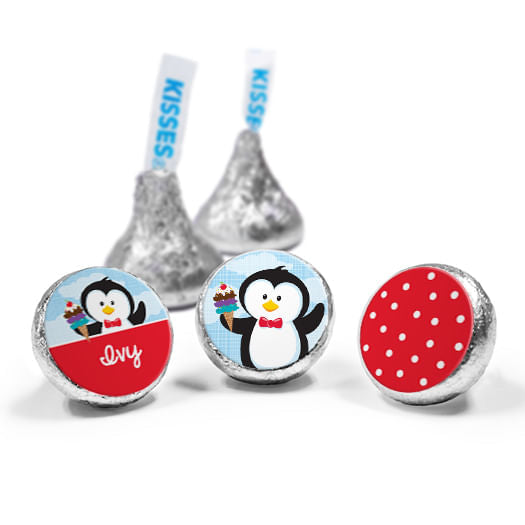 Personalized Birthday Penguin Hershey's Kisses